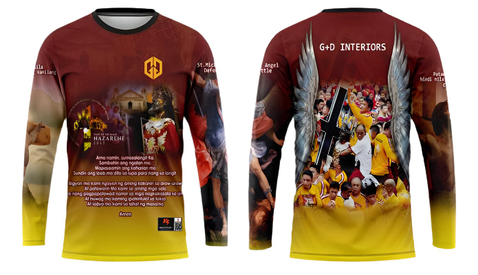 Customizable Nazarene Faith-Inspired Long Sleeve Shirt